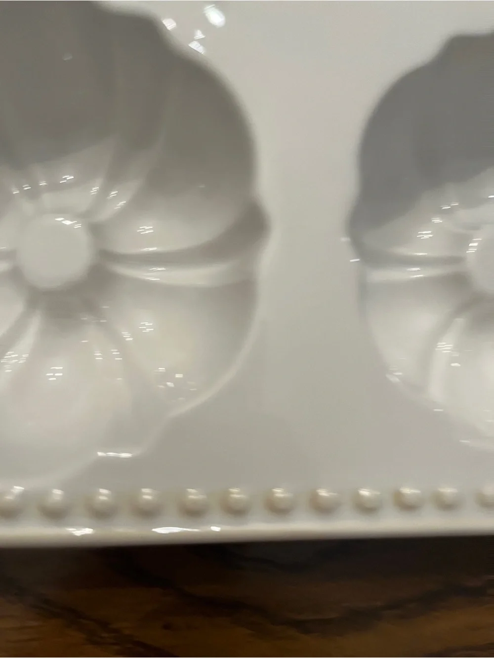 Princess House Pavilion White Mini Fluted‎ Cake Pan